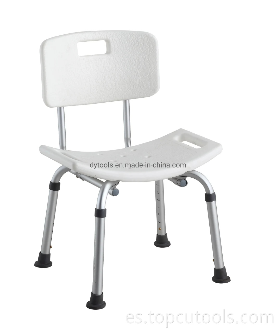 Taburete de baño de silla de ducha portátil ajustable